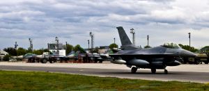 Fighting Falcons land in Bulgaria